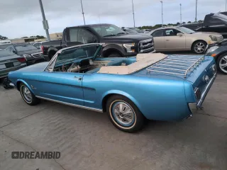1966 Ford Mustang z VIN 6R08T191465, wystawiony jako Copart lot #74263644 z przebiegiem 54 288 mil mil oraz Szkody całkowita. Historia ofert i sprzedaży dostępna na DreamBid. Obrazek 2.