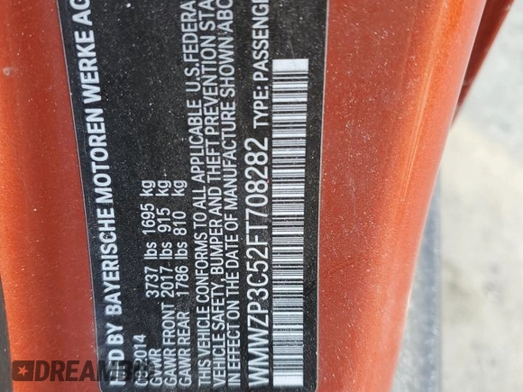 2015 MINI Convertible S z VIN WMWZP3C52FT708282, wystawiony jako Copart lot #42491815 z przebiegiem 31 586 mil mil oraz Szkoda całkowita • Salvage title. Historia ofert i sprzedaży dostępna na DreamBid. Obrazek 12.