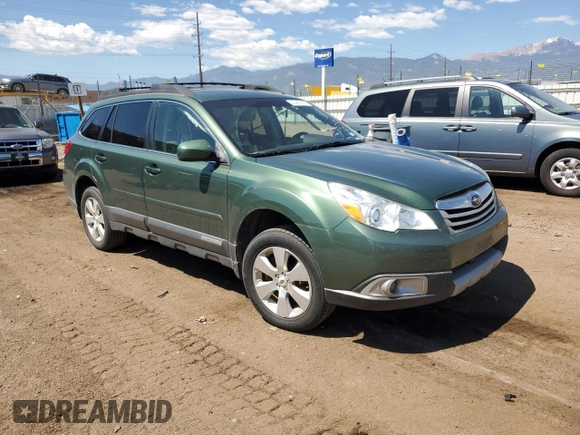 2011 Subaru Outback Limited Power Moon with VIN 4S4BRDKC2B2445324, listed as a Copart auction lot 60492215 with Not provided miles and Salvage title. Bid and sale history available at DreamBid. Image 4.