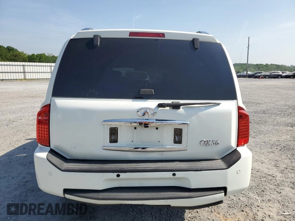 2010 Infiniti QX56 with VIN 5N3ZA0NF3AN904787, listed as a Copart auction lot 55149195 with 227,730 mi miles and Salvage title. Bid and sale history available at DreamBid. Image 6.