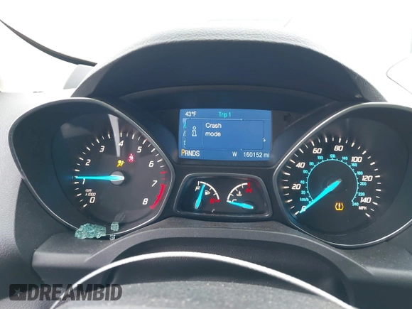 2013 Ford Escape SE with VIN 1FMCU9GXXDUD25032, listed as a IAAI auction lot 41780594 with 160,152 mi miles. Bid and sale history available at carsss.com. Image 7.