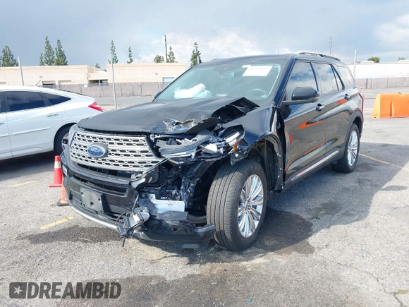 2023 Ford Explorer Limited with VIN 1FMSK7FH5PGA76352, listed as a IAAI auction lot 41752623 with 17,237 mi miles. Bid and sale history available at carsss.com. Image 17.