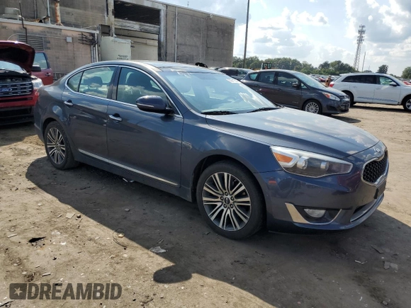2015 Kia Cadenza Premium with VIN KNALN4D76F5173138, listed as a Copart auction lot 72611364 with 174,028 mi miles and Clean Title. Bid and sale history available at carsss.com. Image 4.
