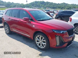 2020 Cadillac XT6 AWD Sport with VIN 1GYKPGRSXLZ141492, listed as a IAAI auction lot 42428111 with 96,280 mi miles and . Bid and sale history available at DreamBid. Image 1.