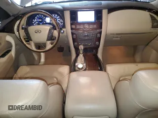 2013 Infiniti QX56 with VIN JN8AZ2NE1D9041608, listed as a Copart auction lot 82826824 with 141,883 mi miles and Salvage Title. Bid and sale history available at carsss.com. Image 8.