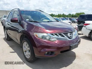 2014 Nissan Murano SL with VIN JN8AZ1MU5EW407947, listed as a IAAI auction lot 42573327 with 122,588 mi miles and . Bid and sale history available at DreamBid. Image 1.
