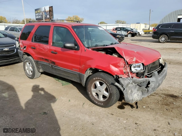 2002 Ford Escape XLS Value with VIN 1FMYU01B82KC15443, listed as a Copart auction lot 77998164 with 212,313 mi miles and Salvage Title. Bid and sale history available at carsss.com. Image 4.