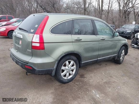 2009 Honda CR-V EX-L with VIN 5J6RE48779L049140, listed as a IAAI auction lot 41576708 with 185,052 mi miles. Bid and sale history available at carsss.com. Image 4.