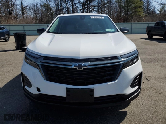 2024 Chevrolet Equinox LS with VIN 3GNAXHEG8RL368938, listed as a Copart auction lot 51263085 with 7,319 mi miles and Salvage Title. Bid and sale history available at DreamBid. Image 5.