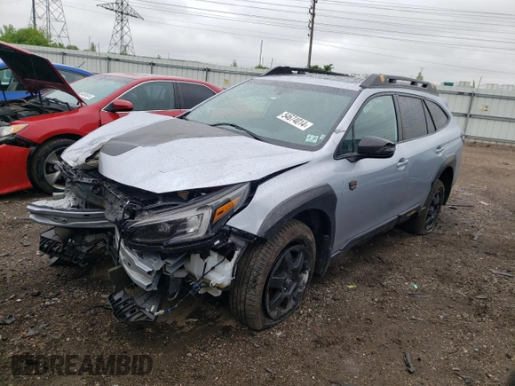 2022 Subaru Outback Wilderness with VIN 4S4BTGUD0N3259045, listed as a Copart auction lot 54674014 with 25,118 mi miles and Salvage title. Bid and sale history available at DreamBid. Image 1.