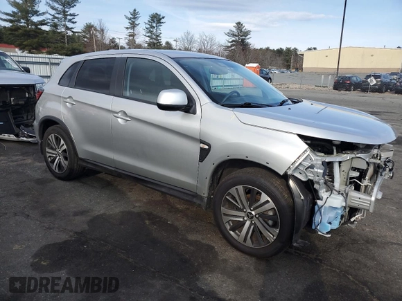 2022 Mitsubishi Outlander ES with VIN JA4APUAU3NU018835, listed as a Copart auction lot 50904185 with 44,773 mi miles and Non repairable. Bid and sale history available at DreamBid. Image 4.
