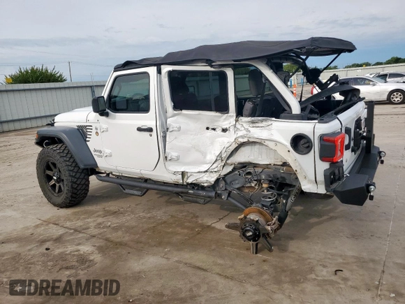 2018 Jeep Wrangler Unlimited Sport with VIN 1C4HJXDG5JW116017, listed as a Copart auction lot 60175975 with 56,055 mi miles and Salvage title. Bid and sale history available at DreamBid. Image 2.