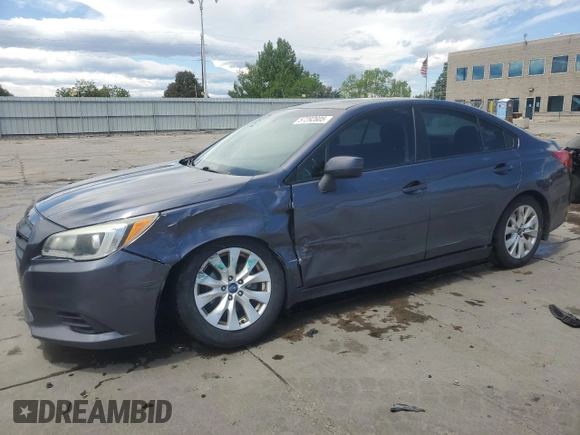 2015 Subaru Legacy Premium with VIN 4S3BNAD67F3071153, listed as a Copart auction lot 57292605 with 179,533 mi miles and Salvage title. Bid and sale history available at DreamBid. Image 1.