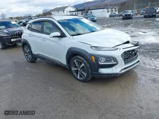 2020 Hyundai Kona Limited with VIN KM8K3CA53LU469216, listed as a IAAI auction lot 41690284 with 69,000 mi miles. Bid and sale history available at carsss.com. Image 1.