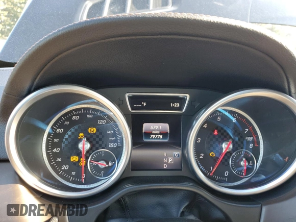 2017 Mercedes-Benz GLE 43 AMG with VIN 4JGDA6EB0HA943213, listed as a Copart auction lot 41664885 with 79,775 mi miles and Salvage title. Bid and sale history available at DreamBid. Image 9.