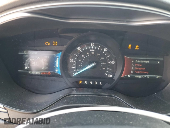 2020 Ford Fusion Hybrid SEL with VIN 3FA6P0MU4LR139285, listed as a Copart auction lot 71680004 with 102,344 mi miles and Salvage Title. Bid and sale history available at carsss.com. Image 7.