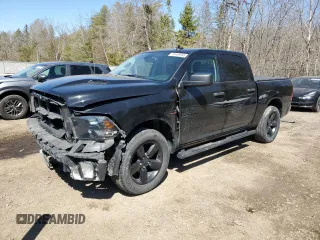 2021 Ram 1500 Tradesman z VIN 3C6RR7KT4MG693581, wystawiony jako Copart lot #53489595 z przebiegiem 96 693 mil mil oraz Szkoda całkowita • Salvage title. Historia ofert i sprzedaży dostępna na DreamBid. Obrazek 1.