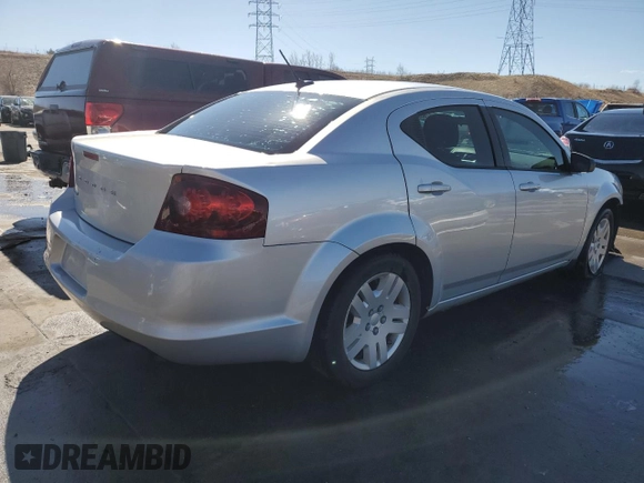 2012 Dodge Avenger SE with VIN 1C3CDZAB6CN260078, listed as a Copart auction lot 47683305 with 161,813 mi miles and Clean Title. Bid and sale history available at carsss.com. Image 3.