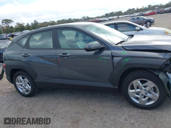 2025 Hyundai Kona SE with VIN KM8HA3AB3SU219821, listed as a IAAI auction lot 41165741 with 205 mi miles. Bid and sale history available at carsss.com. Image 14.