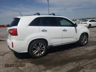 2014 Kia Sorento SX with VIN 5XYKWDA74EG440718, listed as a Copart auction lot 53058365 with 143,908 mi miles and Salvage Title. Bid and sale history available at carsss.com. Image 3.