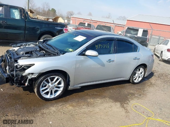 2013 Nissan Maxima 3.5 SV w/Premium Pkg with VIN 1N4AA5AP7DC834321, listed as a IAAI auction lot 41751718 with 166,407 mi miles. Bid and sale history available at carsss.com. Image 15.