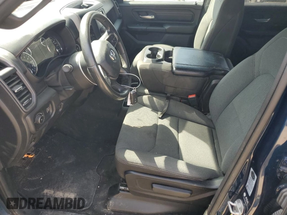 2022 Ram 1500 with VIN 1C6RRENG1NN112811, listed as a Copart auction lot 48009805 with 57,522 mi miles and Salvage title. Bid and sale history available at DreamBid. Image 7.