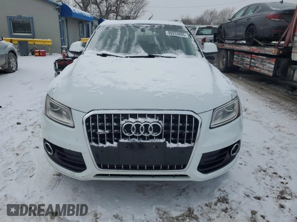 2015 Audi Q5 Premium Plus with VIN WA1LFAFP4FA014132, listed as a Copart auction lot 89253895 with 127,449 mi miles and Salvage Title. Bid and sale history available at carsss.com. Image 5.