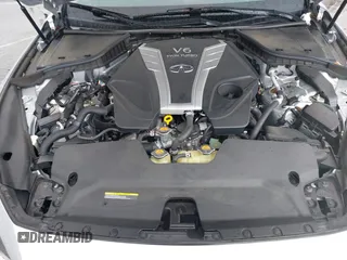 2018 Infiniti Q50 Luxe with VIN JN1EV7AP9JM362191, listed as a IAAI auction lot 41777017 with 80,394 mi miles and . Bid and sale history available at carsss.com. Image 10.
