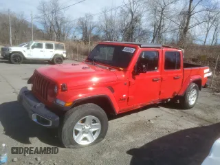 2023 Jeep Gladiator Sport S с VIN 1C6HJTAGXPL527184, выставлен на аукционе Copart как лот 48506005 с пробегом 44 746 миль миль и На запчасти • Non repairable. История ставок и продаж доступна на DreamBid. Изображение 1.