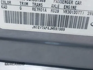 2018 Infiniti Q50 Luxe with VIN JN1EV7AP4JM591989, listed as a IAAI auction lot 41525340 with 78,812 mi miles and . Bid and sale history available at carsss.com. Image 9.