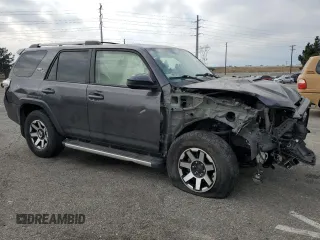 2018 Toyota 4Runner SR5 with VIN JTEBU5JRXJ5539376, listed as a Copart auction lot 49808395 with 76,373 mi miles and Salvage Title. Bid and sale history available at DreamBid. Image 4.