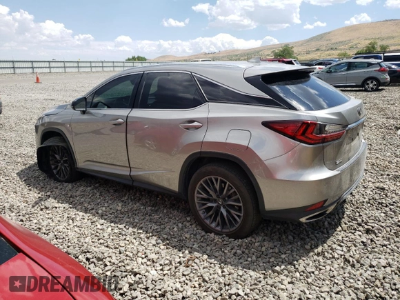 2021 Lexus RX with VIN 2T2SZMDA7MC259326, listed as a Copart auction lot 63167454 with 44,070 mi miles and Salvage Title. Bid and sale history available at carsss.com. Image 2.