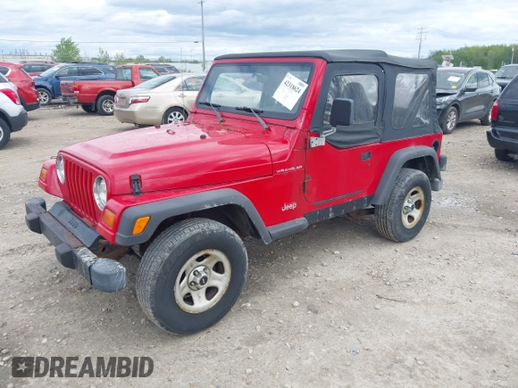 1998 Jeep Wrangler SE with VIN 1J4FY29P2WP766420, listed as a IAAI auction lot 42318624 with 200,129 mi miles and . Bid and sale history available at DreamBid. Image 2.