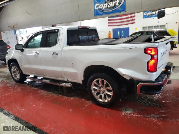 2019 Chevrolet Silverado 1500 LTZ with VIN 1GCRYGED2KZ183548, listed as a Copart auction lot 52068335 with 63,379 mi miles and Salvage Title. Bid and sale history available at carsss.com. Image 2.