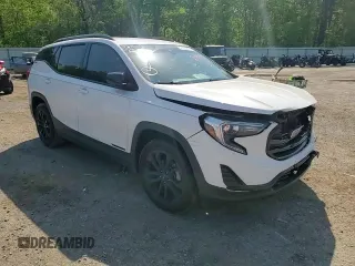 2020 GMC Terrain SLE with VIN 3GKALMEV8LL204371, listed as a Copart auction lot 52436975 with 93,052 mi miles and Salvage Title. Bid and sale history available at DreamBid. Image 11.