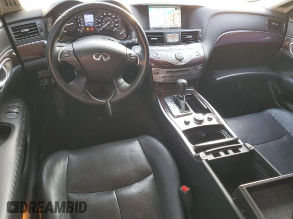 2017 Infiniti Q70 3.7 with VIN JN1BY1AP6HM740551, listed as a Copart auction lot 54435405 with 103,557 mi miles and Salvage Title. Bid and sale history available at DreamBid. Image 8.