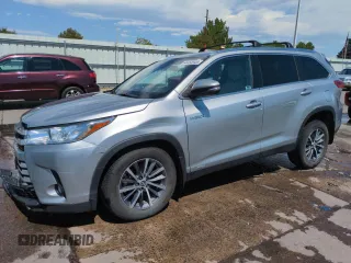 2019 Toyota Highlander Hybrid XLE with VIN 5TDJGRFH1KS062024, listed as a Copart auction lot 64450945 with 72,977 mi miles and Salvage title. Bid and sale history available at DreamBid. Image 1.