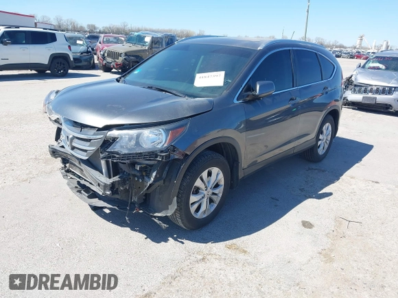 2013 Honda CR-V EX-L with VIN 2HKRM4H78DH610001, listed as a IAAI auction lot 41847397 with 98,239 mi miles. Bid and sale history available at carsss.com. Image 17.