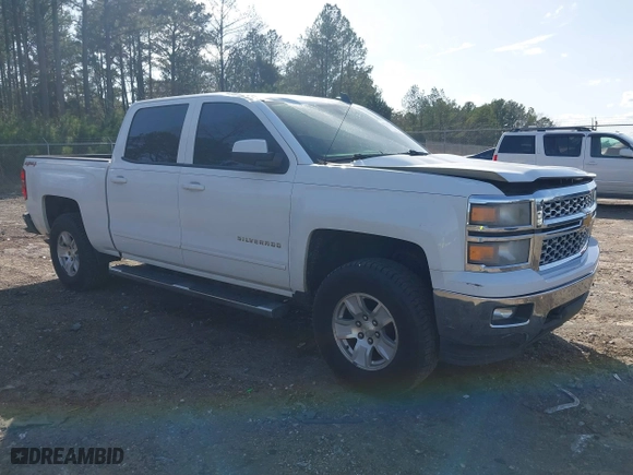 2015 Chevrolet Silverado 1500 LT with VIN 3GCUKREC7FG358672, listed as a IAAI auction lot 41735598 with 197,446 mi miles. Bid and sale history available at carsss.com. Image 1.