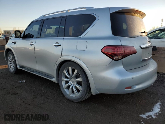 2012 Infiniti QX56 7-passenger with VIN JN8AZ2NE3C9020984, listed as a Copart auction lot 79496474 with 335,406 mi miles and Clean Title. Bid and sale history available at carsss.com. Image 2.