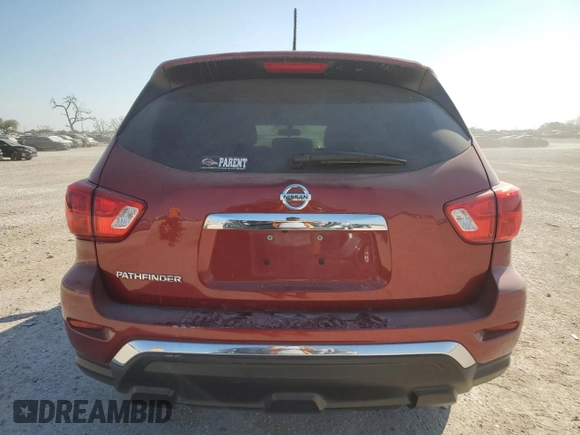 2017 Nissan Pathfinder Platinum with VIN 5N1DR2MN5HC908474, listed as a Copart auction lot 75912174 with 87,459 mi miles and Salvage Title. Bid and sale history available at carsss.com. Image 6.