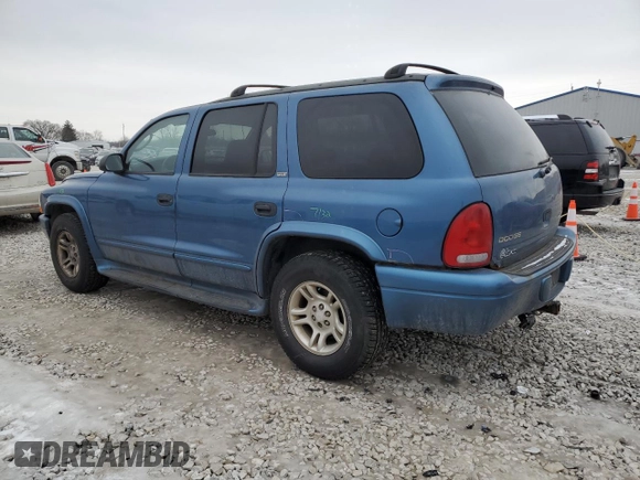 2002 Dodge Durango z VIN 1B4HR48N32F114314, wystawiony jako Copart lot #41796875 z przebiegiem 198 755 mil mil oraz Szkoda całkowita • Salvage title. Historia ofert i sprzedaży dostępna na DreamBid. Obrazek 2.