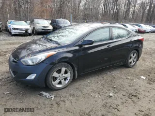 2013 Hyundai Elantra GLS PZEV with VIN KMHDH4AE4DU722190, listed as a Copart auction lot 46838475 with 234,391 mi miles and Salvage Title. Bid and sale history available at carsss.com. Image 1.