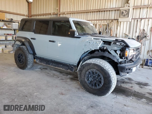 2023 Ford Bronco Raptor with VIN 1FMEE5JRXPLB78200, listed as a Copart auction lot 83152274 with 3,219 mi miles and Salvage Title. Bid and sale history available at carsss.com. Image 4.