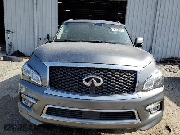 2017 Infiniti QX80 with VIN JN8AZ2NE1H9154321, listed as a Copart auction lot 54589335 with Not provided miles and Clean title. Bid and sale history available at DreamBid. Image 5.