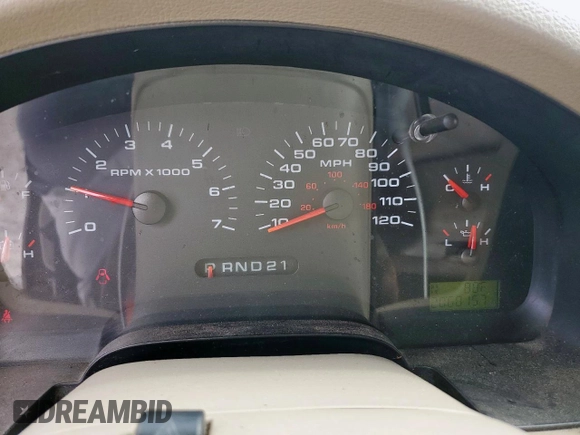 2004 Ford F-150 XLT with VIN 1FTRW12W94KC10443, listed as a Copart auction lot 63380525 with 206,815 mi miles and Salvage title. Bid and sale history available at DreamBid. Image 9.