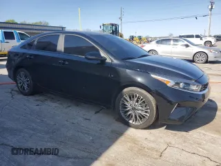 2022 Kia Forte GT-Line with VIN 3KPF54ADXNE449043, listed as a Copart auction lot 52156455 with 21,890 mi miles and Salvage Title. Bid and sale history available at carsss.com. Image 4.