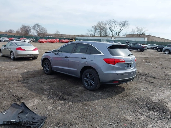 2015 Acura RDX Tech Pkg with VIN 5J8TB4H58FL025008, listed as a IAAI auction lot 41845178 with 99,847 mi miles. Bid and sale history available at carsss.com. Image 3.