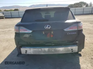 2015 Lexus CT 200h with VIN JTHKD5BH5F2237706, listed as a Copart auction lot 62912985 with 187,828 mi miles and Salvage title. Bid and sale history available at DreamBid. Image 6.