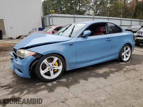 2009 BMW 1 Series 135i with VIN WBAUC73519VF25867, listed as a Copart auction lot 79644454 with Not provided miles and Salvage title. Bid and sale history available at DreamBid. Image 1.